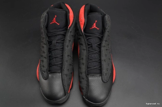 Jordan mens 414571-004  13 Air red black RetroBred 0613